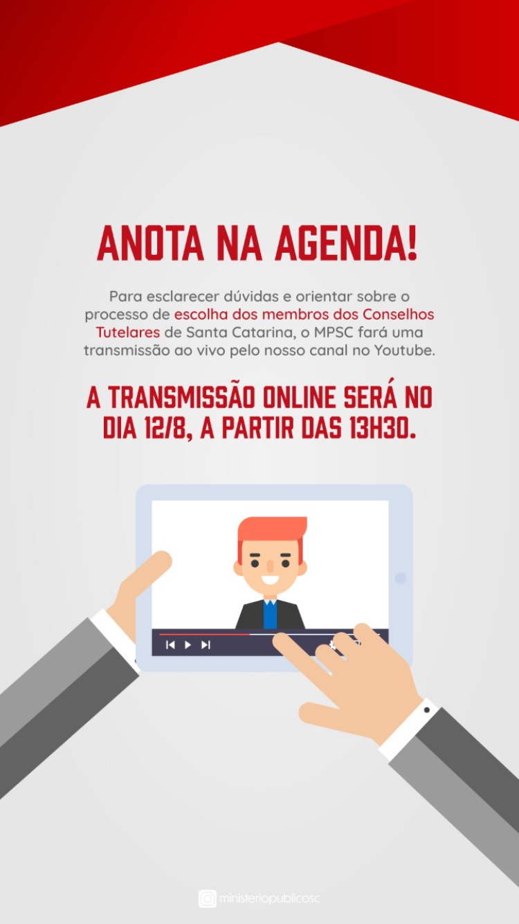 Processo de Escolha Conselheiros Tutelares - Transmissão ONLINE